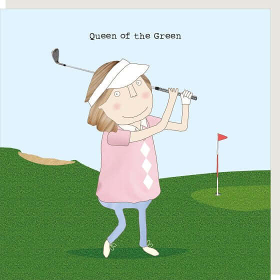 Green Queen Novelty Card