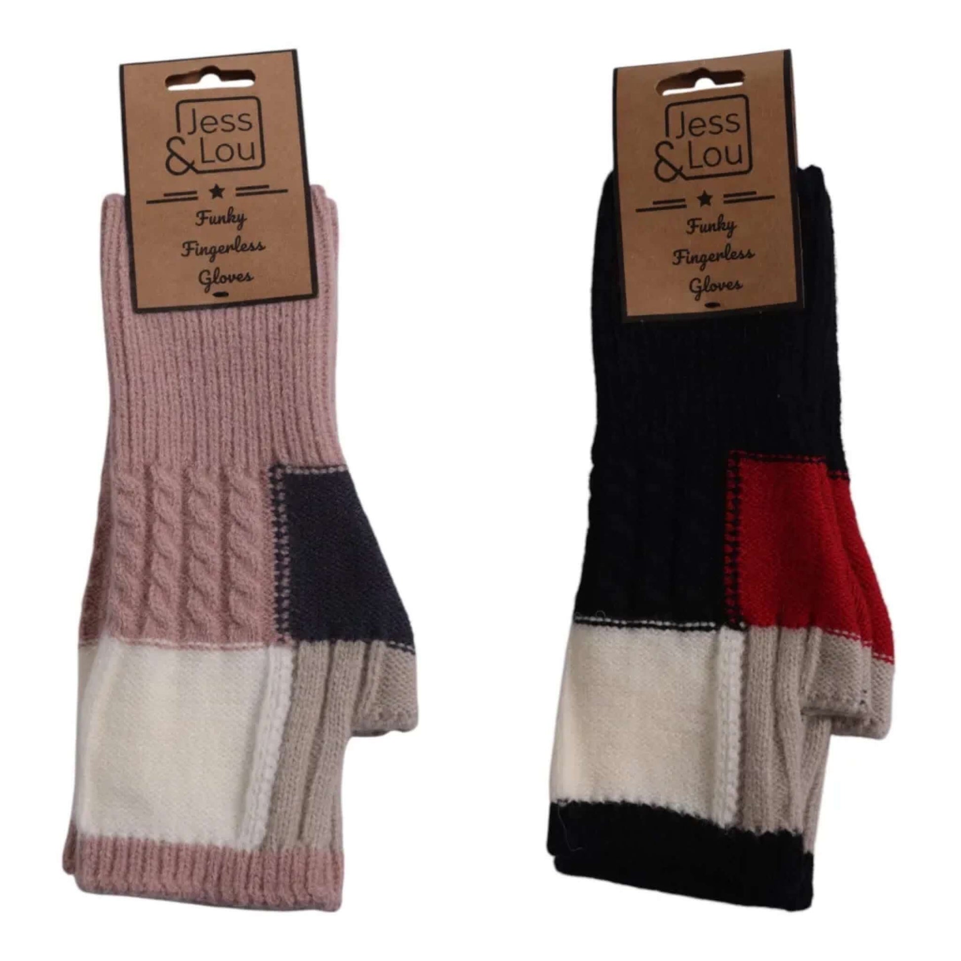 Jess & Lou - Patchwork Gloves/Wrist Warmers