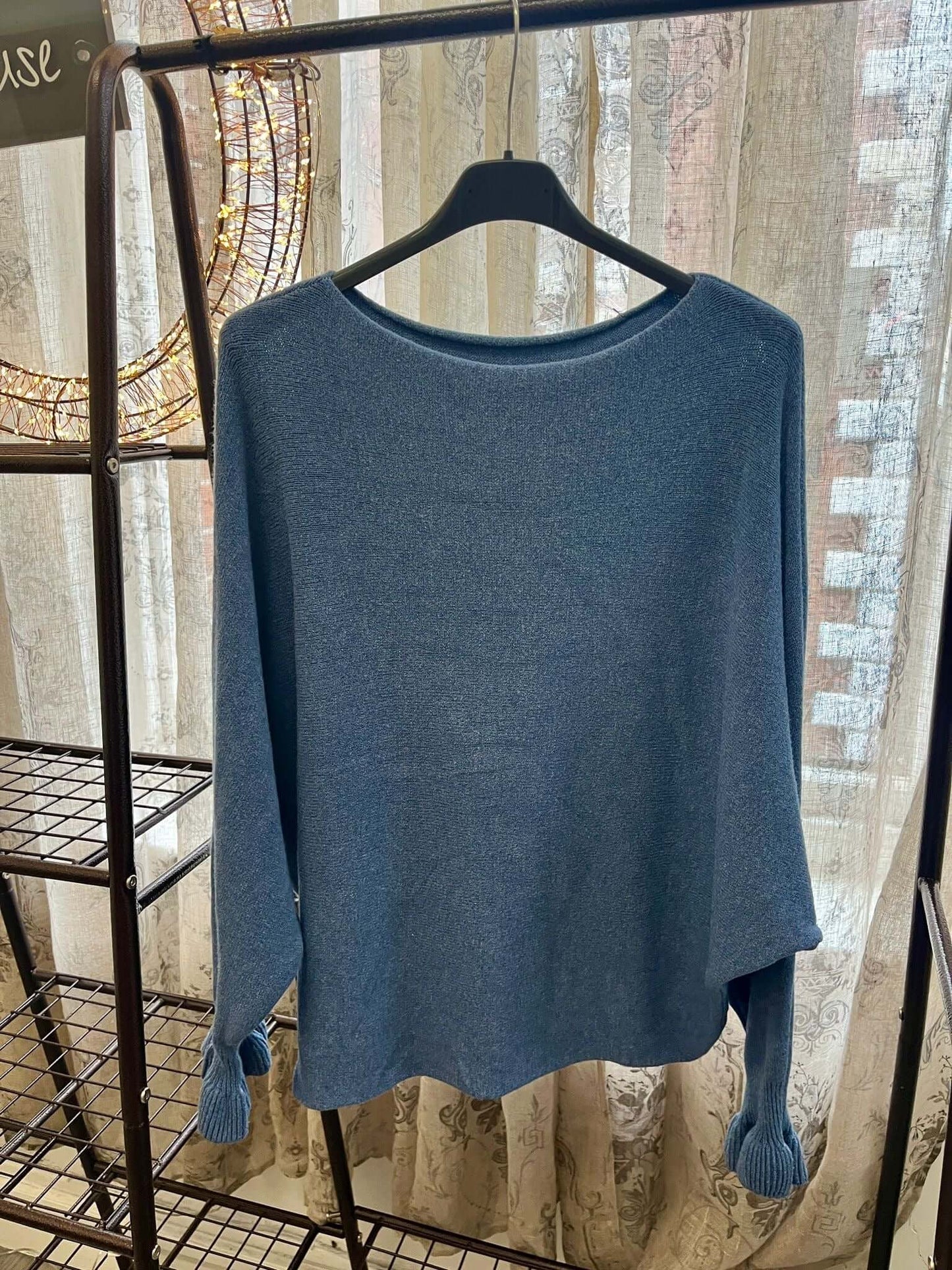 Freya Fluted Long Sleeve Jumper