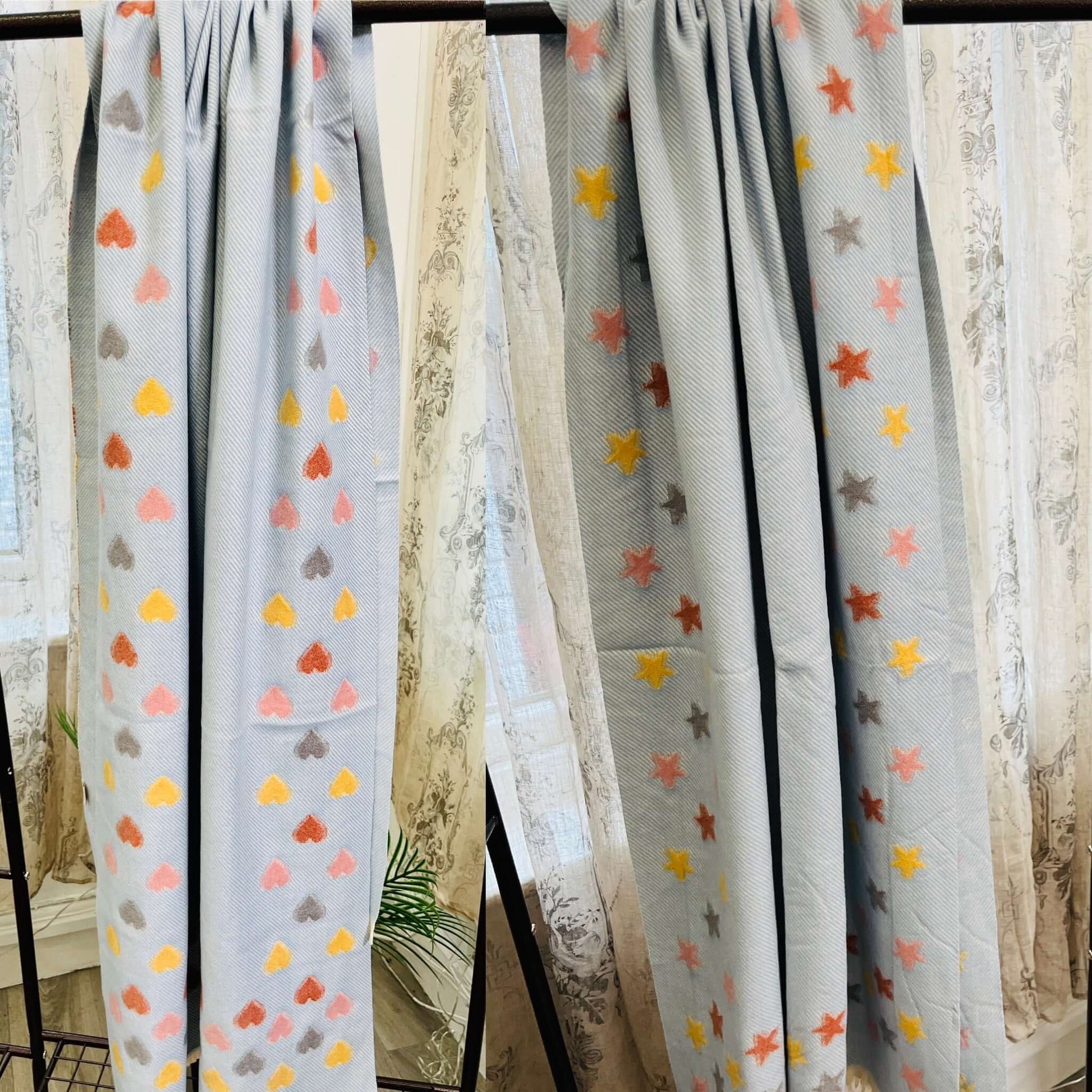 Star and Heart Scarves