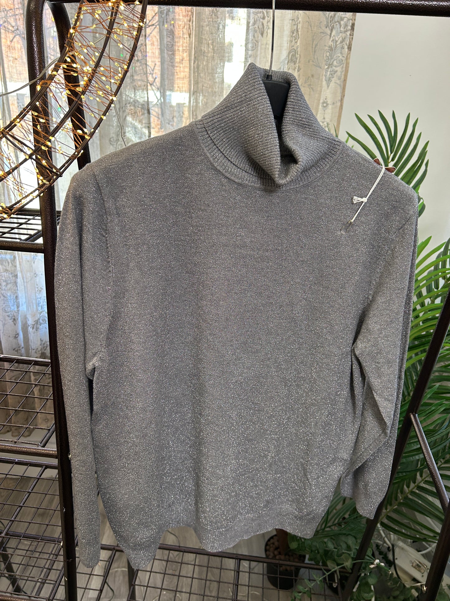 Sophie Glittery Polo Neck Jumper