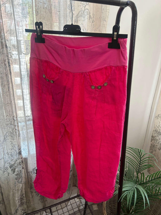 Rosie 3/4 Length Jersey Waist Trouser