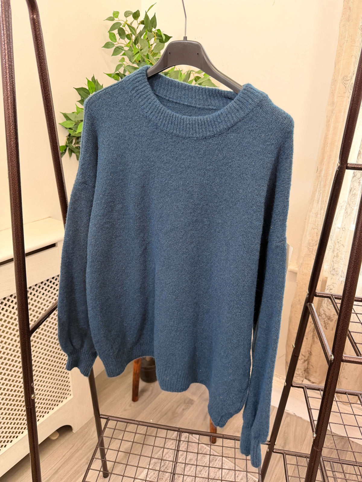 Tiffany Crew Neck Wool Blend Jumper