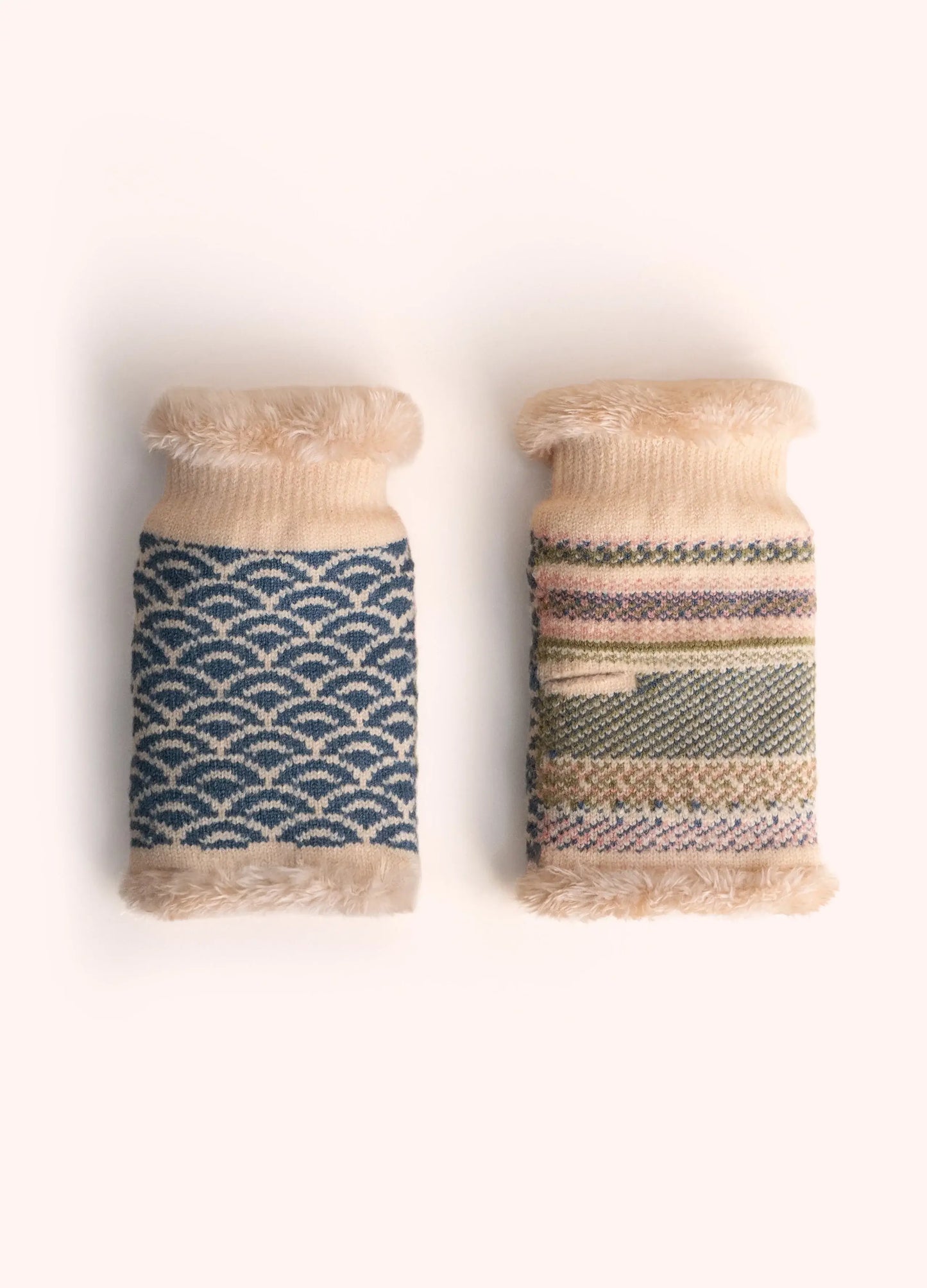 Powder Design AGATHA Wrist Warmers, Mittens - Denim