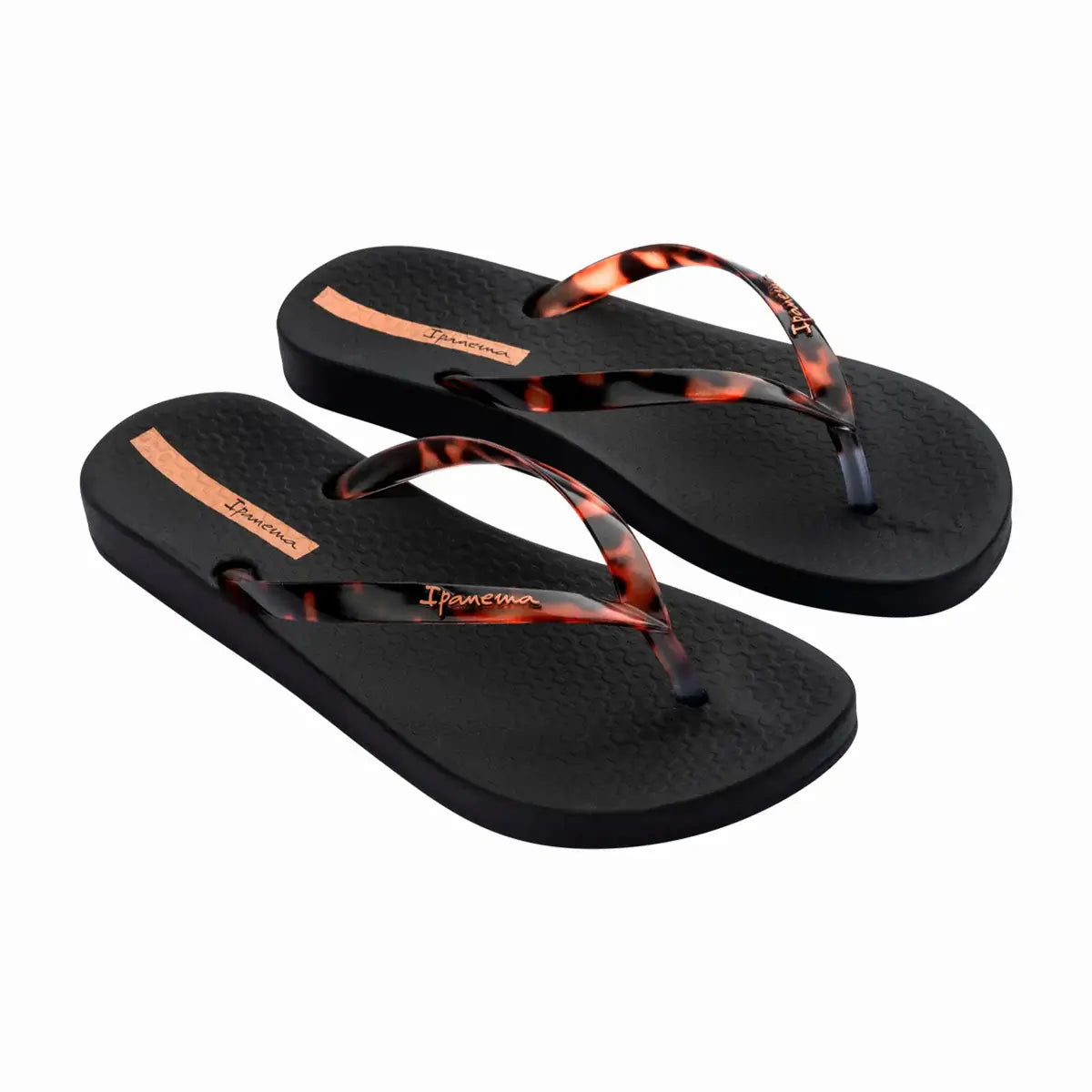 Ipanema - Anatomic Connect II Fem Flip Flops in Black/Clear