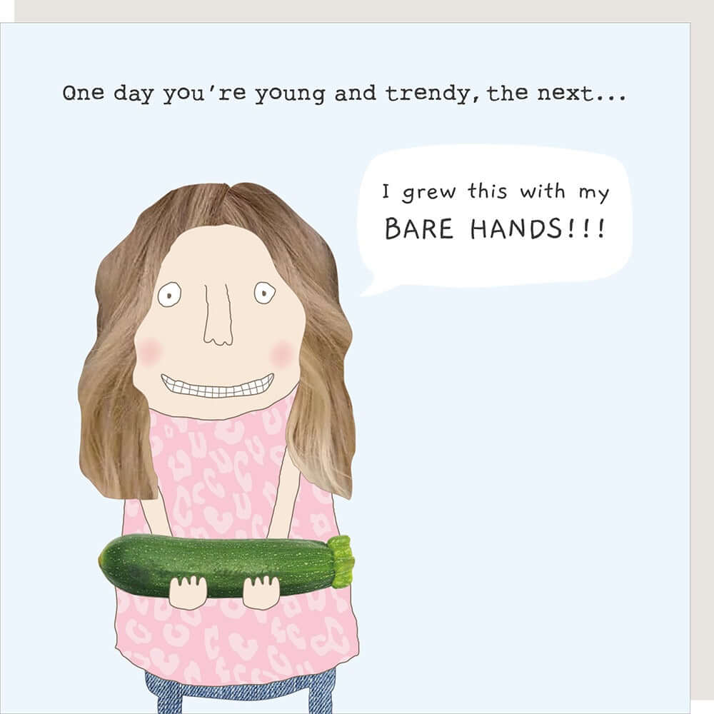 'Bare Hands' Novelty Card