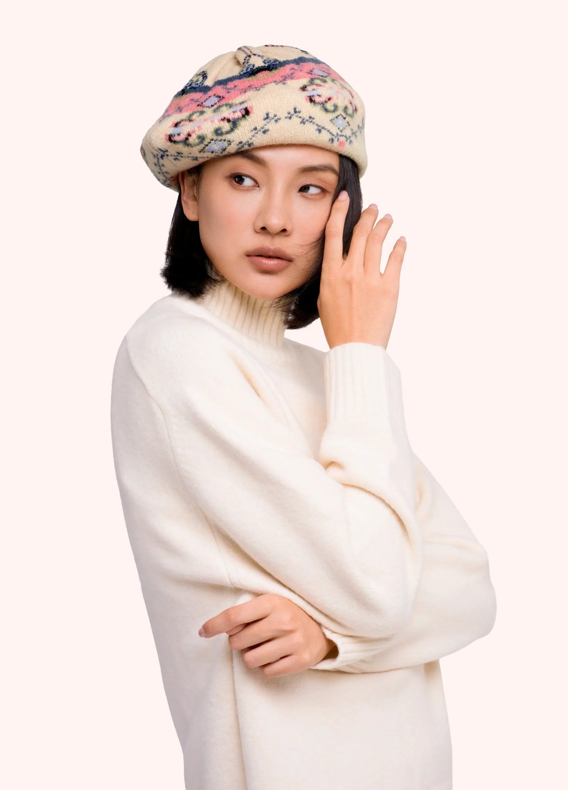 Powder Design Scandi Beret - Cream Mix