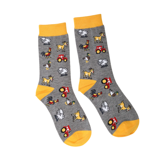 Jasper's - Men's Bamboo Funky Farmyard Socks