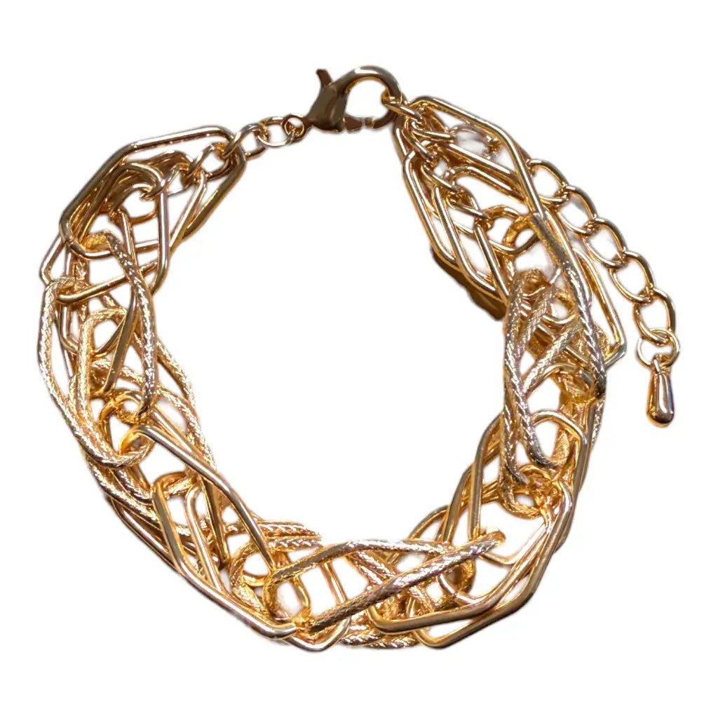 Jess & Lou - Multi-Link Bracelet Silver & Gold