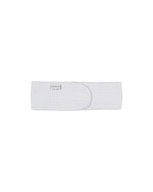 Chalk UK - Babs Waffle Headband, White
