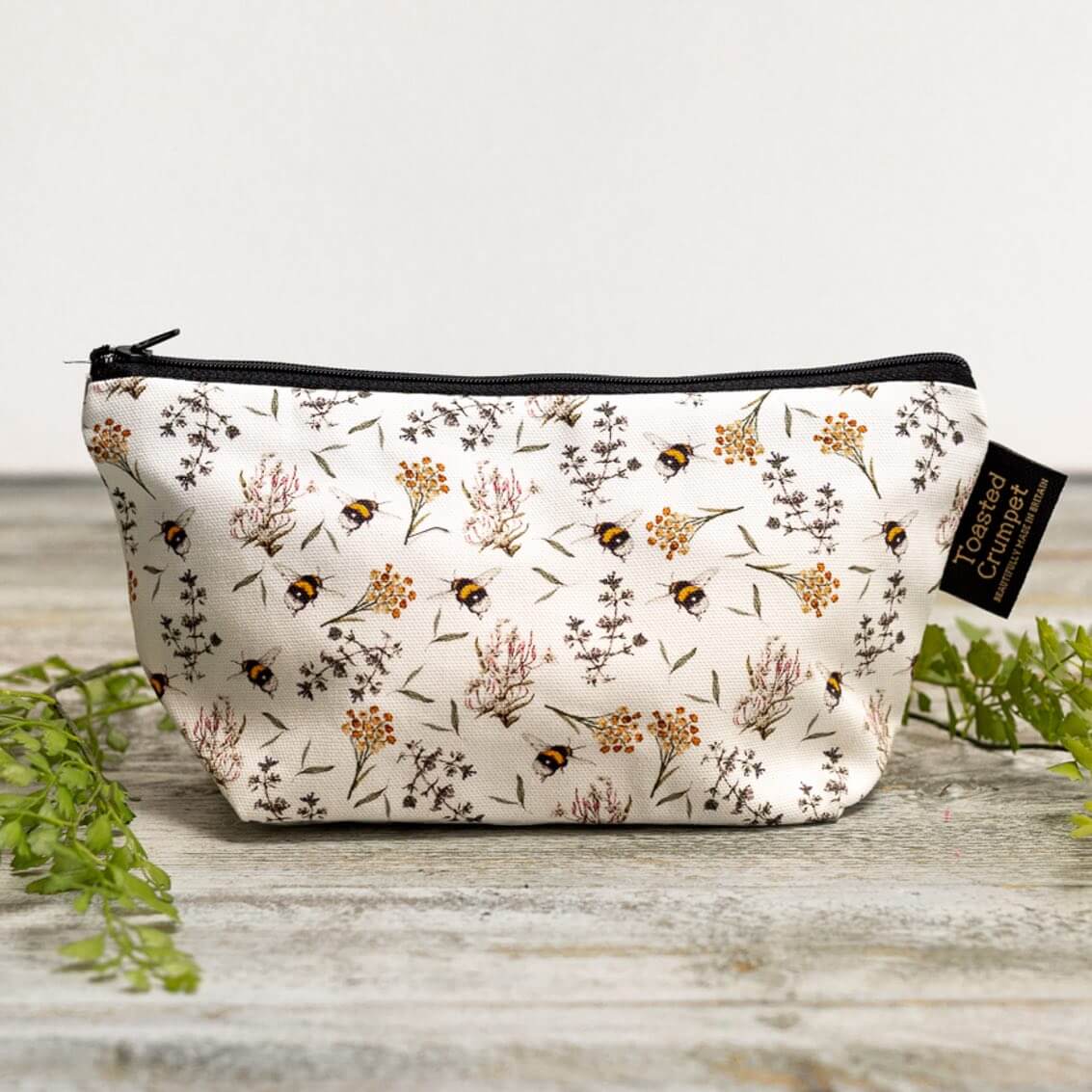 Bee & Honeysuckle Makeup Bag