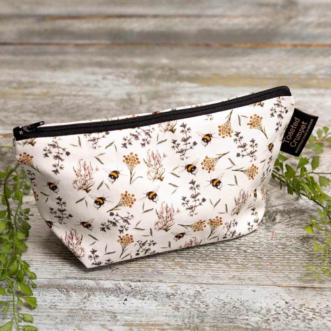 Bee & Honeysuckle Makeup Bag