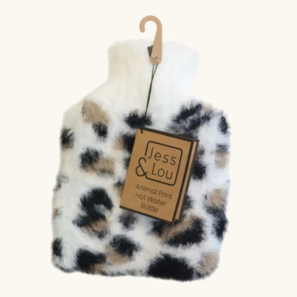 Jess & Lou Animal Print Mini Hot Water Bottle