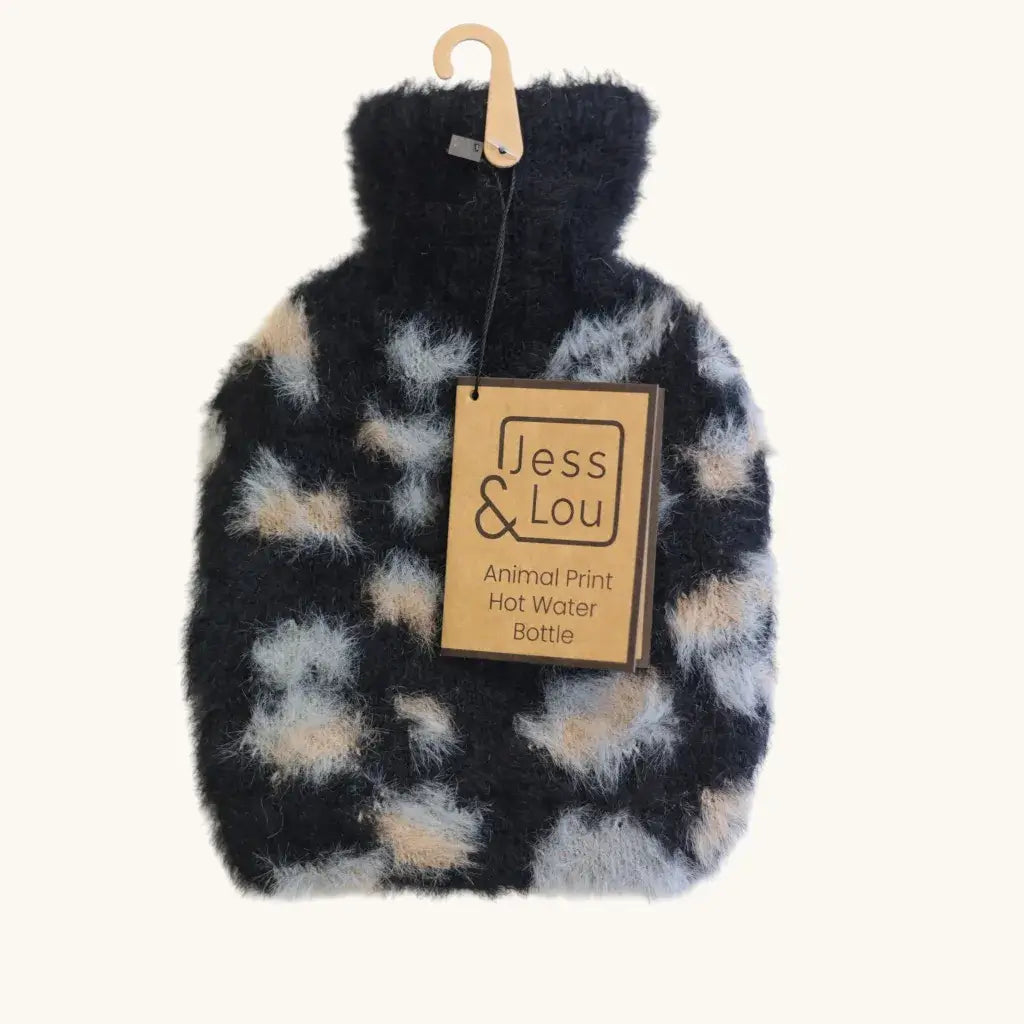Jess & Lou Animal Print Mini Hot Water Bottle