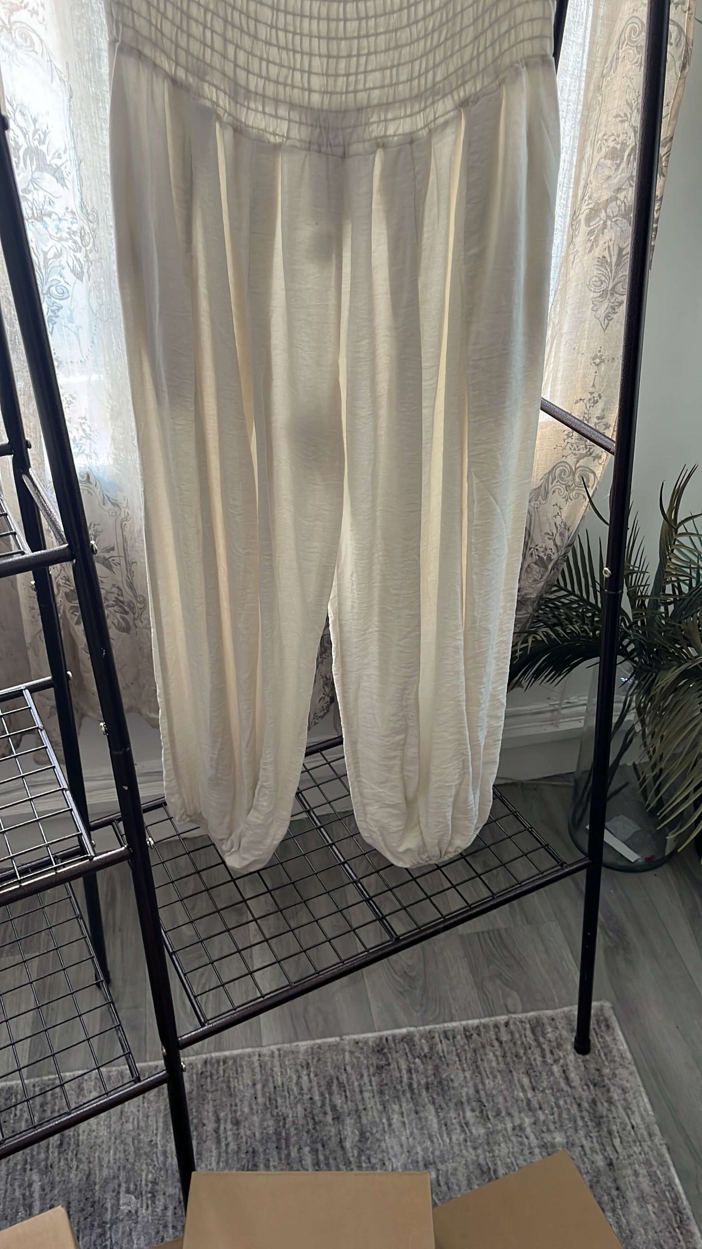 Layla Bubble Hem Harem Trousers