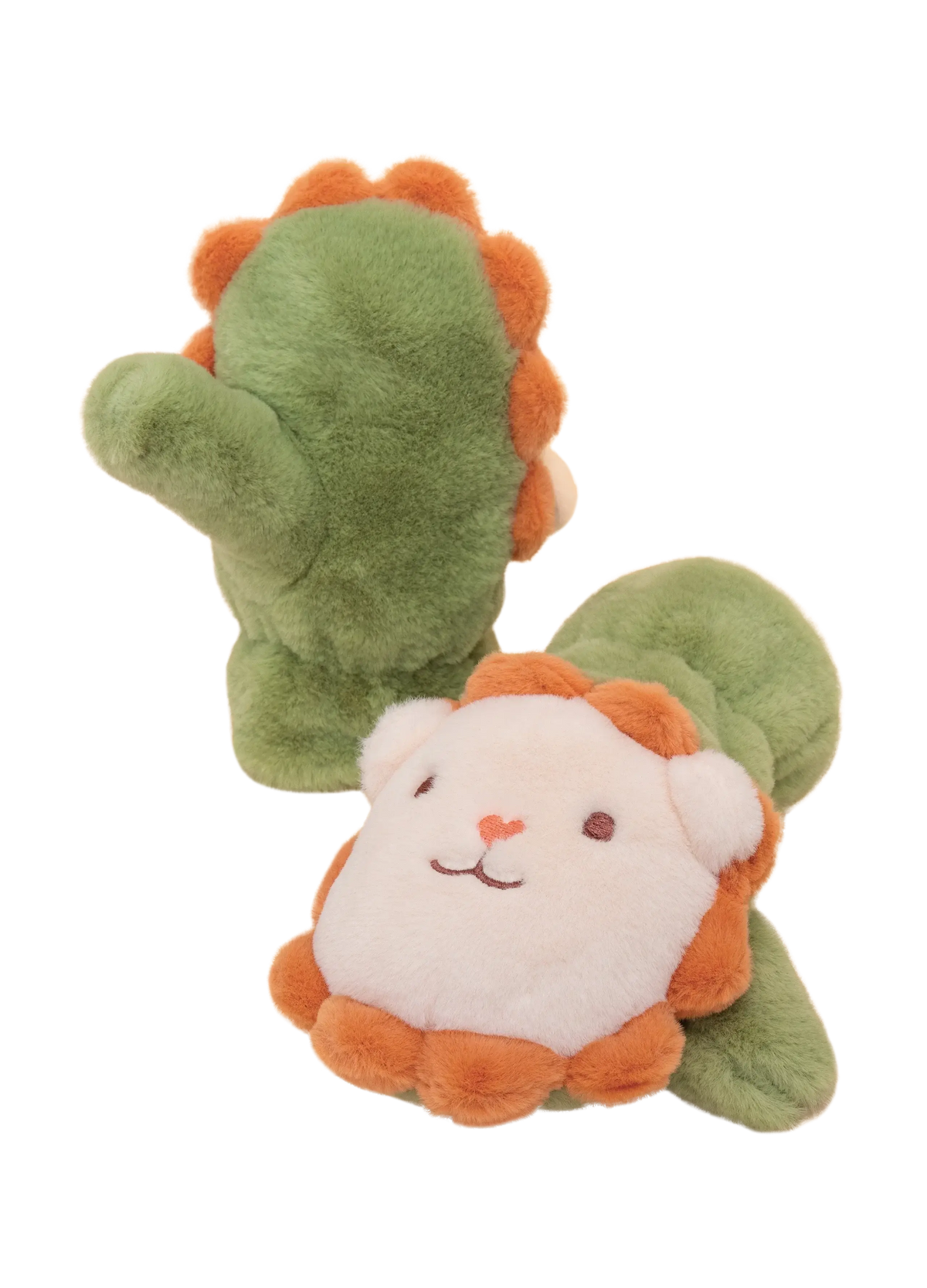 Powder Design Kids Cute Lion Fluffy Mittens - Fern