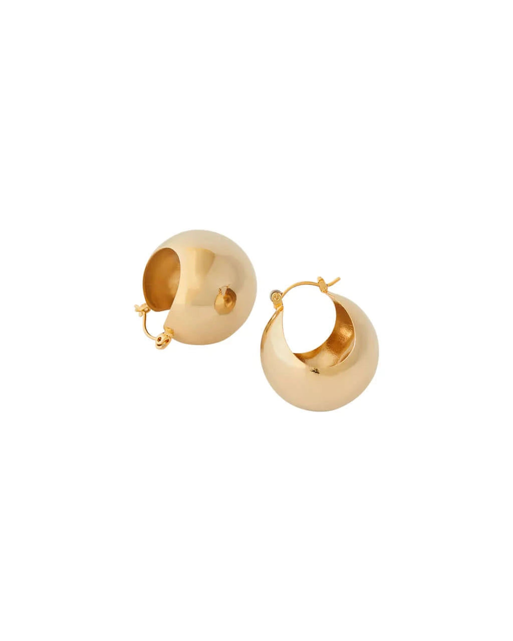 Chalk Uk - Large Ball Earrings | Gold