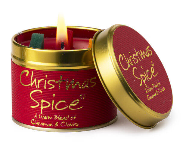 Lily Flame Christmas Spice Candle in a Tin