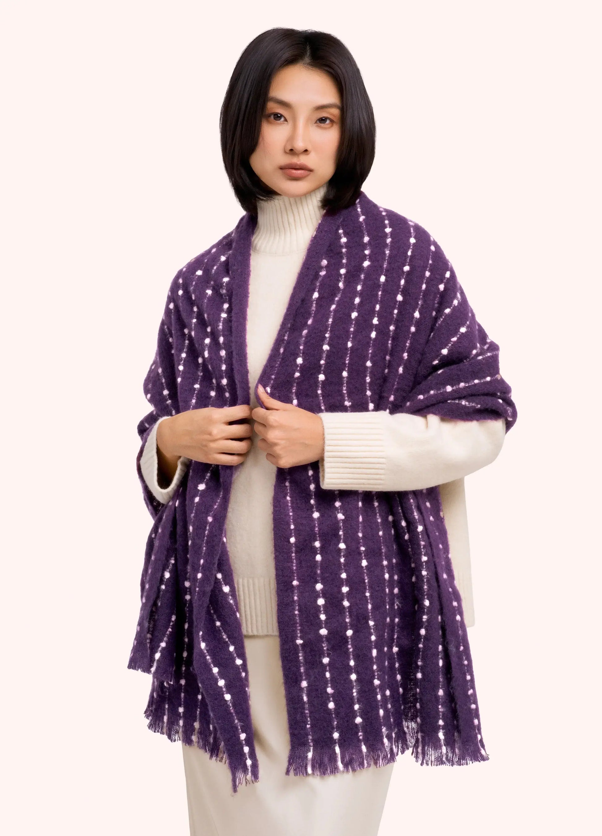 Powder Designs Dakota Cosy Scarf - Damson