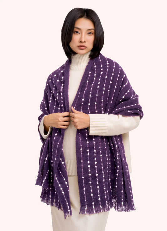 Powder Designs Dakota Cosy Scarf - Damson