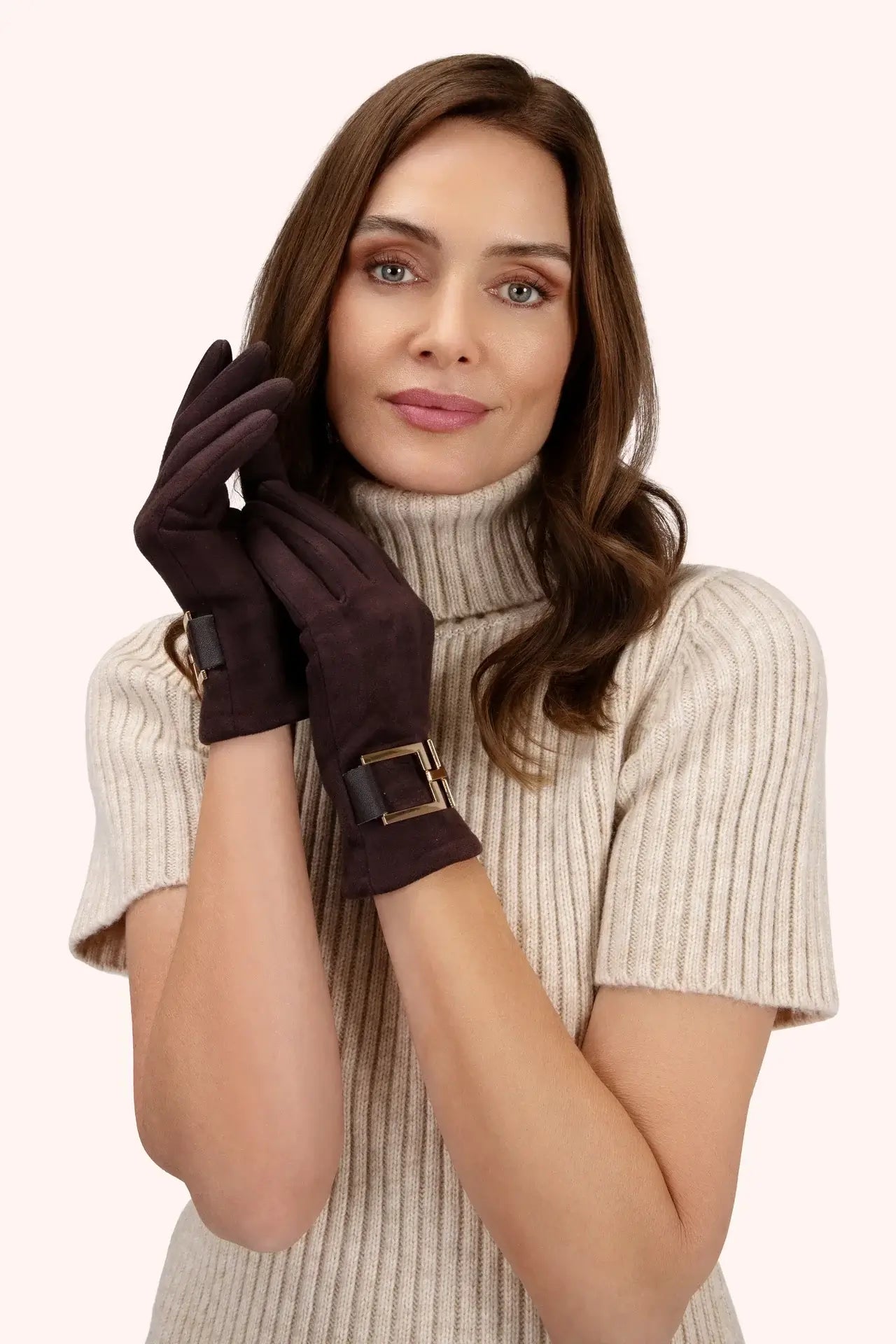 Powder Design Dana Gloves - Chocolate