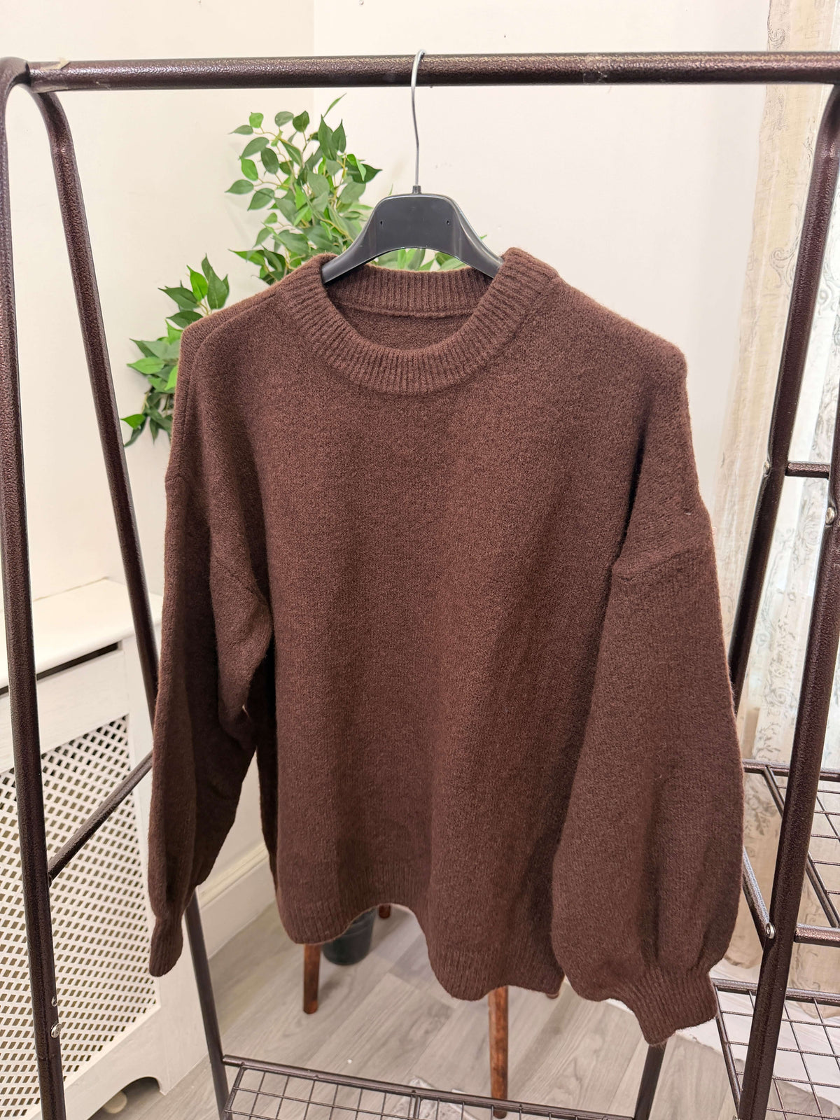 Tiffany Crew Neck Wool Blend Jumper