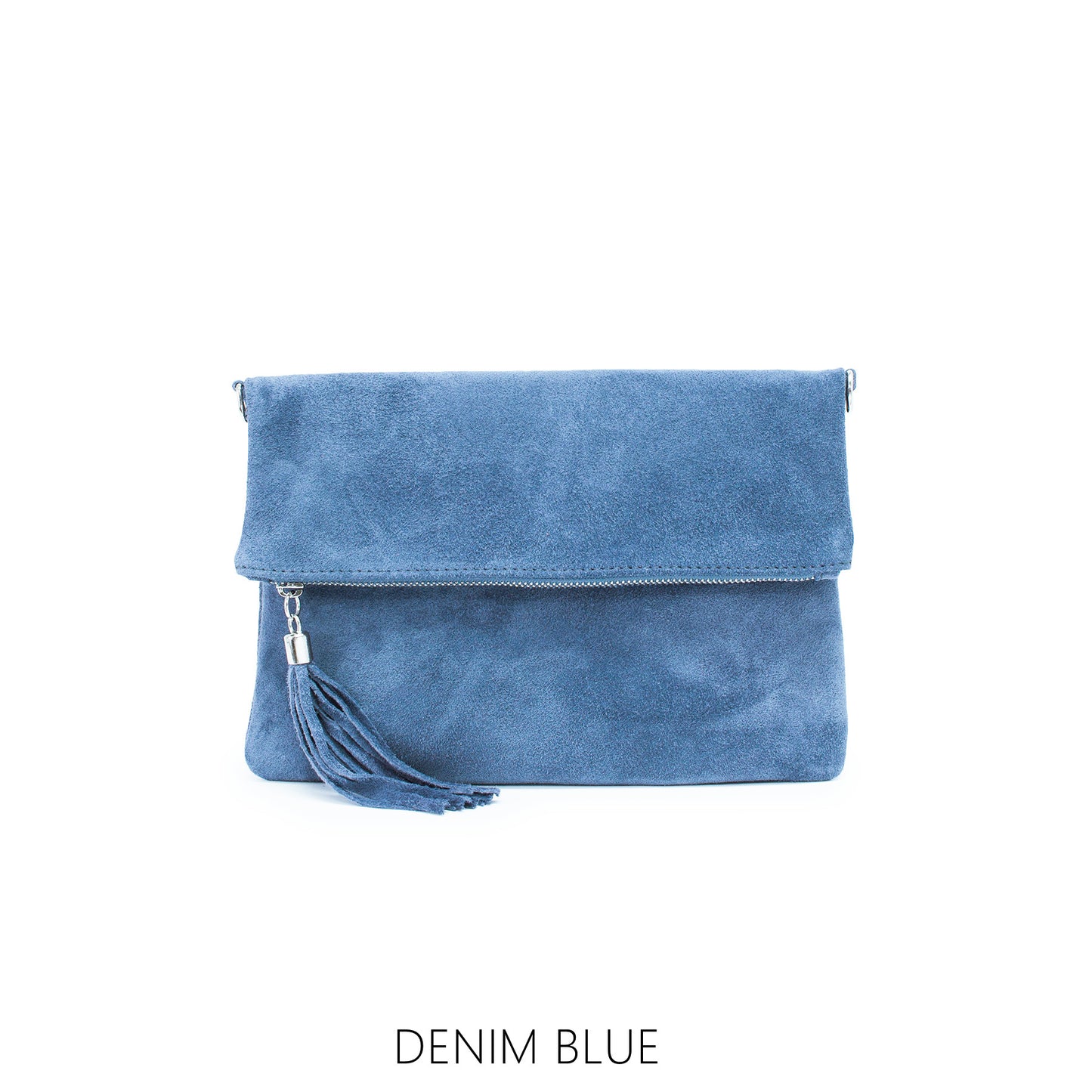 Real Suede Folded Pouch Bag (11 colours)