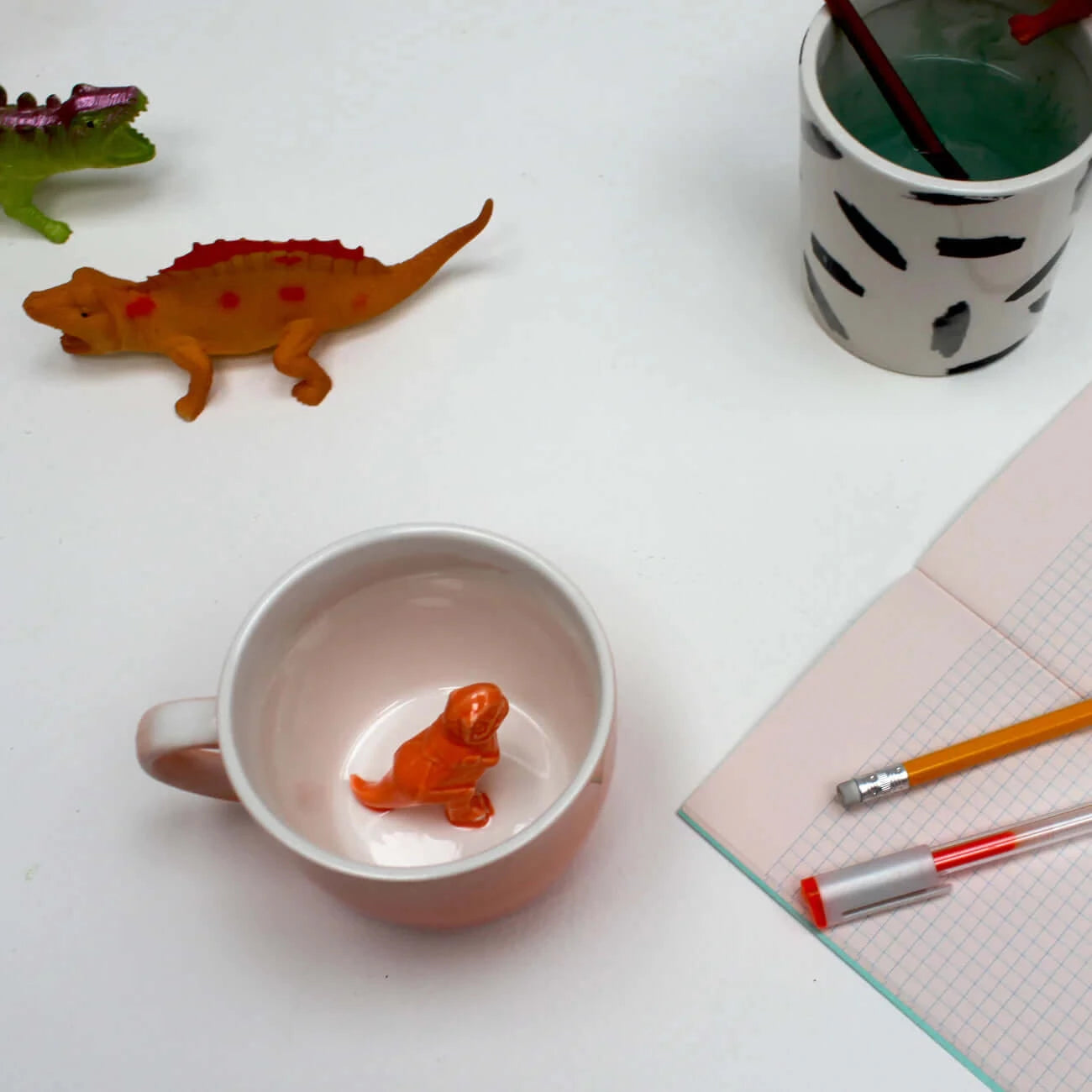 Origami Orange Dino Cup/Mug