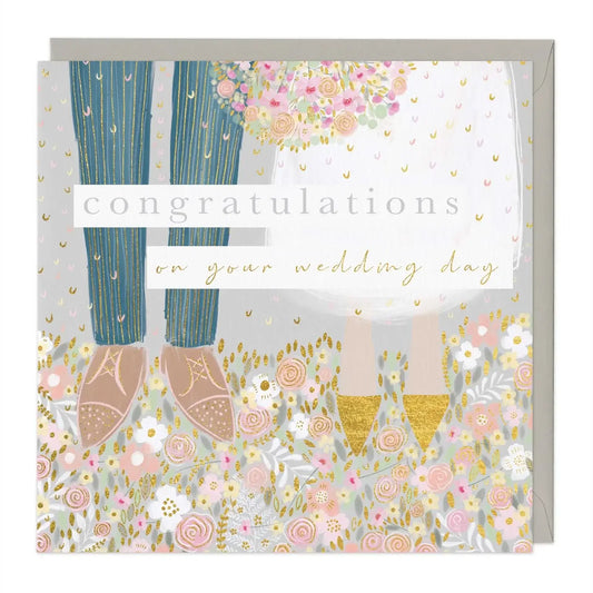 Shoes Wedding Day Card