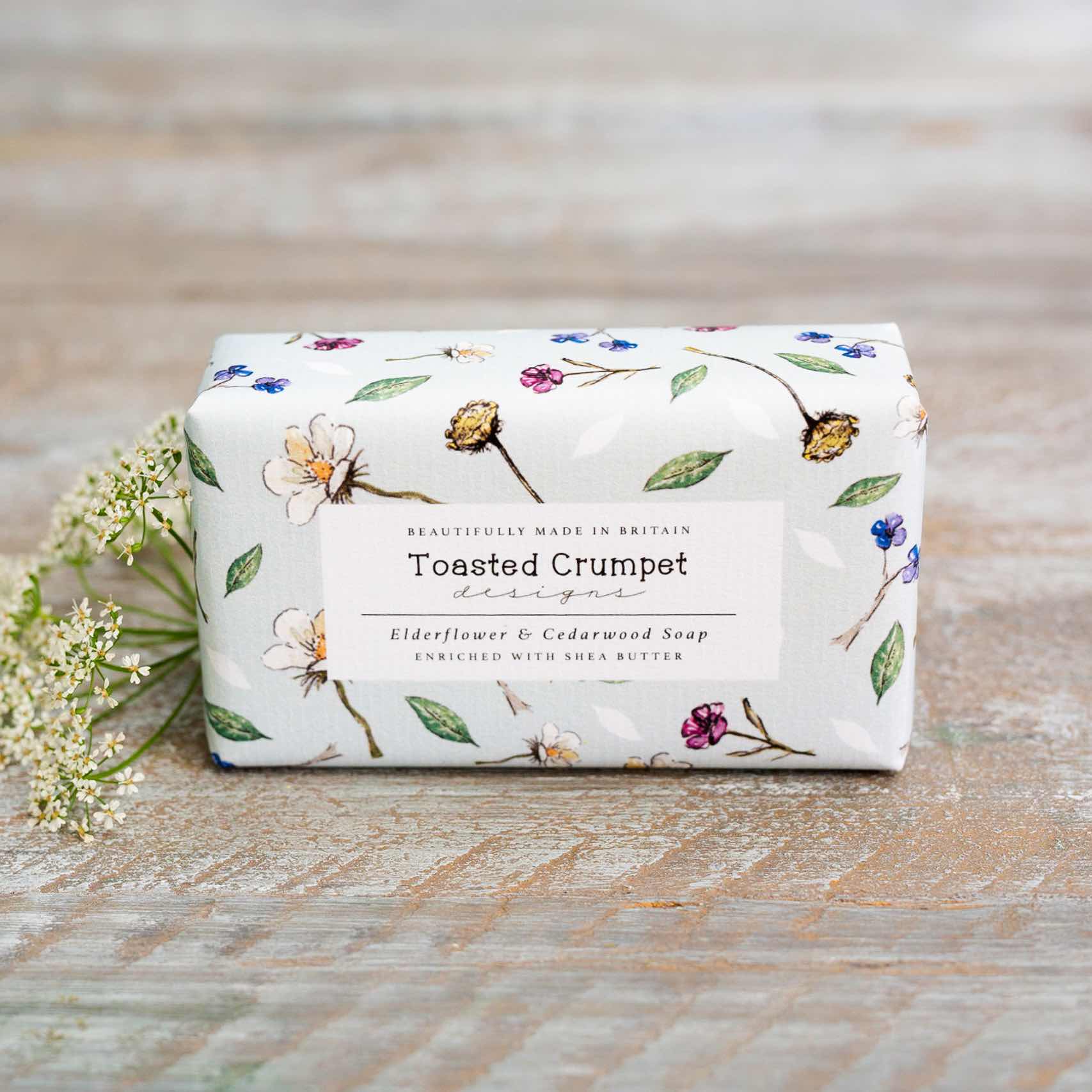 'Elderflower & Cedarwood' Soap Bar