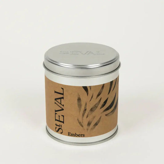 St Eval Artisan Candles - Embers Scented Tin Candle