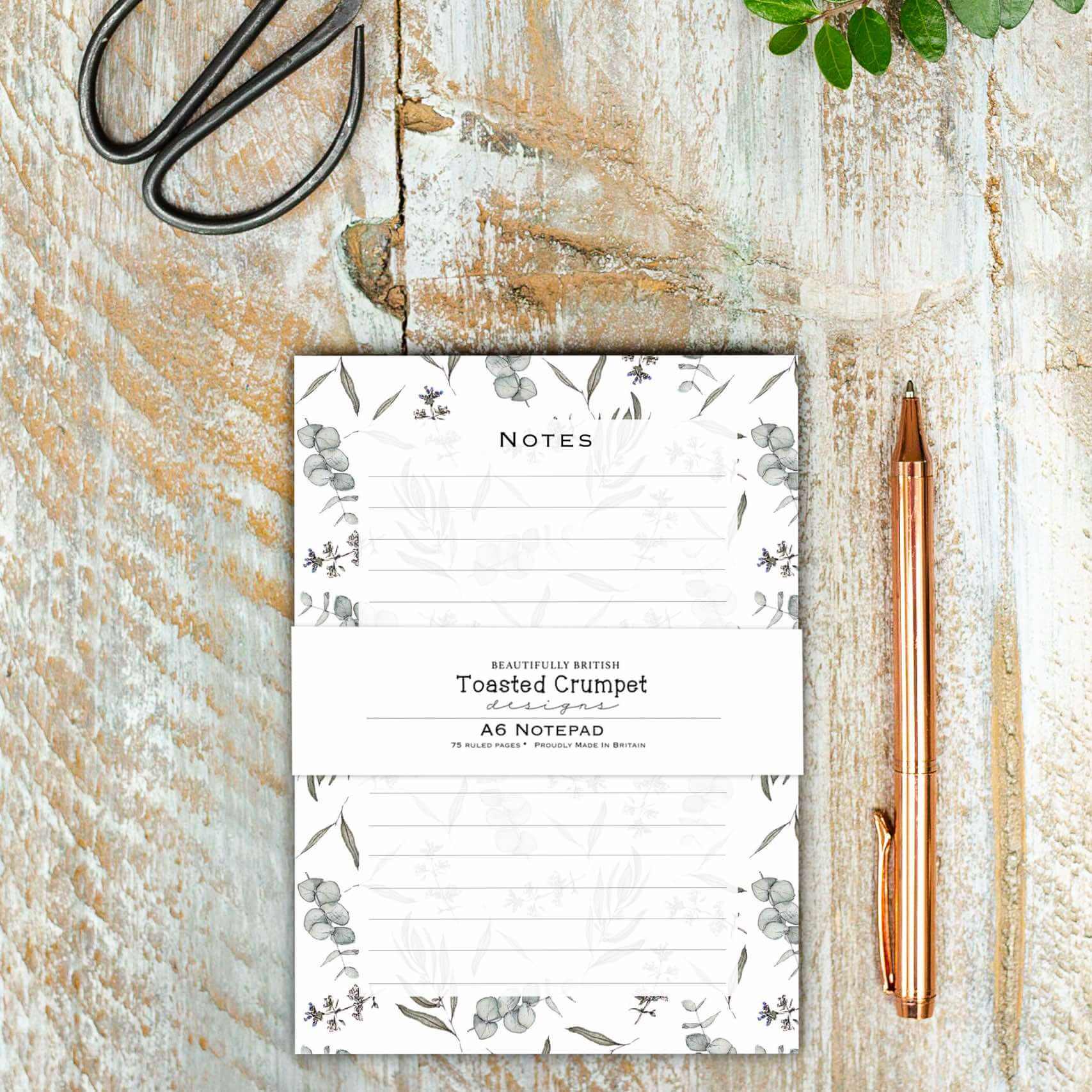 Eucalyptus A6 Jotter Notepad