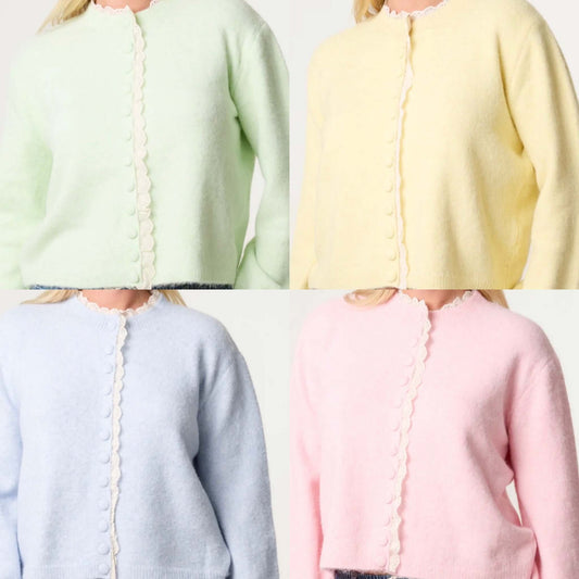 Amy Broderie Anglaise Cardigan