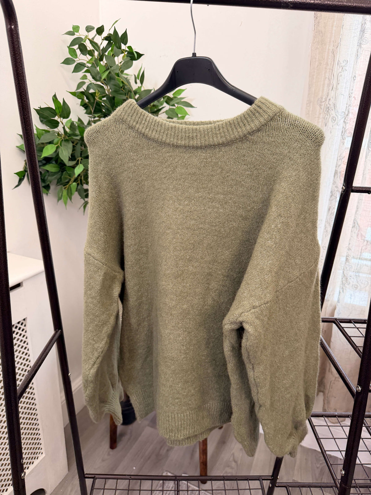 Tiffany Crew Neck Wool Blend Jumper