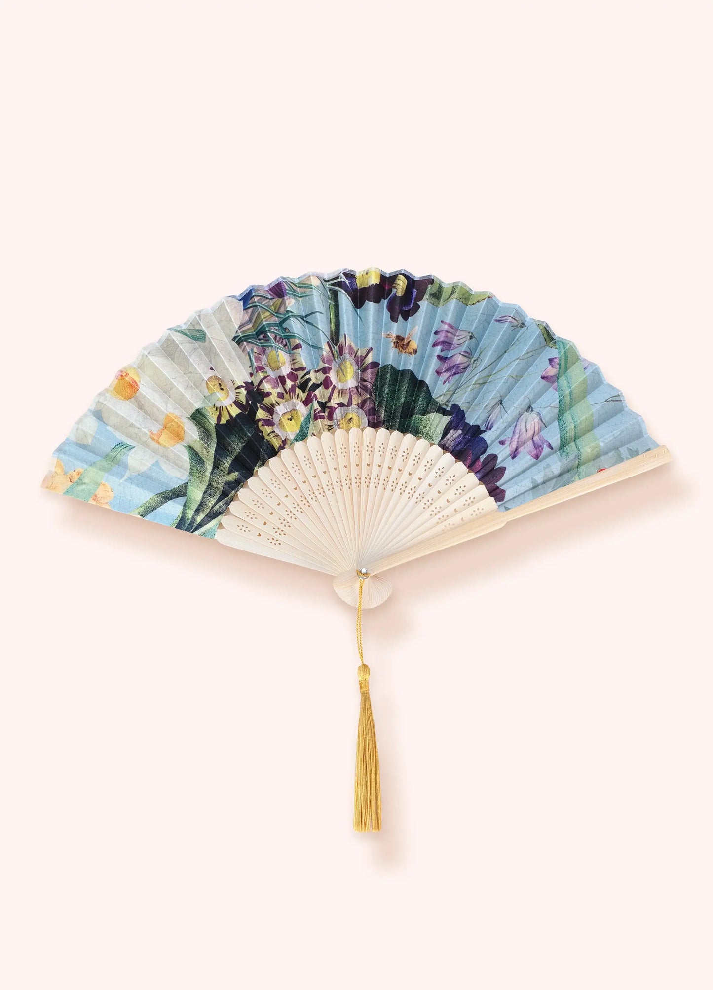 Powder Design Satin Fan - Spring Flora