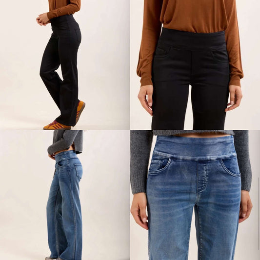 Tocada - Wide Leg Stretchy Jeans/Jegging