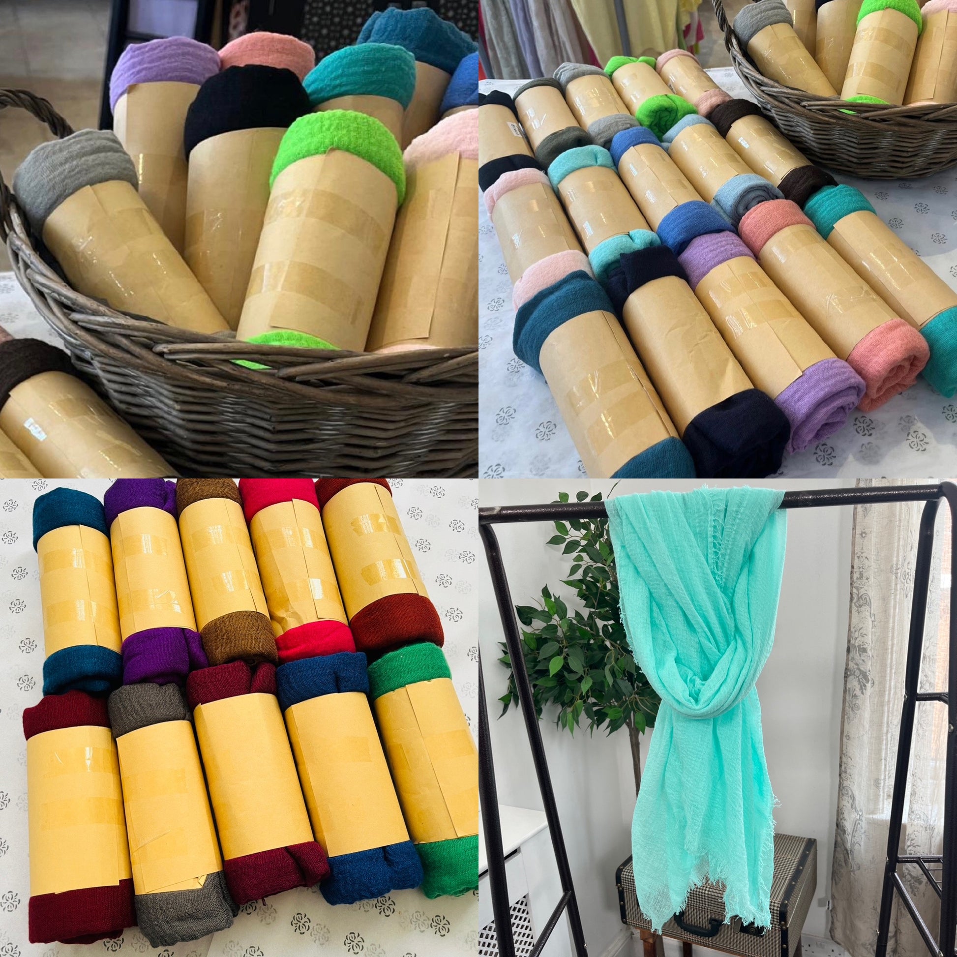 Ladies Summer Gauze Lightweight Scarf - 25 Colours