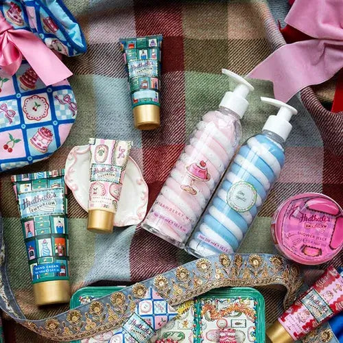Heathcote's Emporium Vintage Fayre Swirl & Soften Body Moisturiser Set