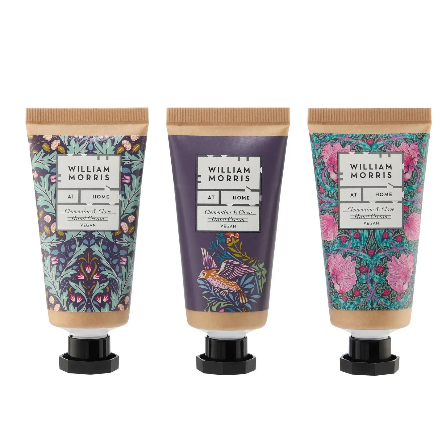 William Morris At Home Bird & Yare Three Hand Creams, 3 x 30ml