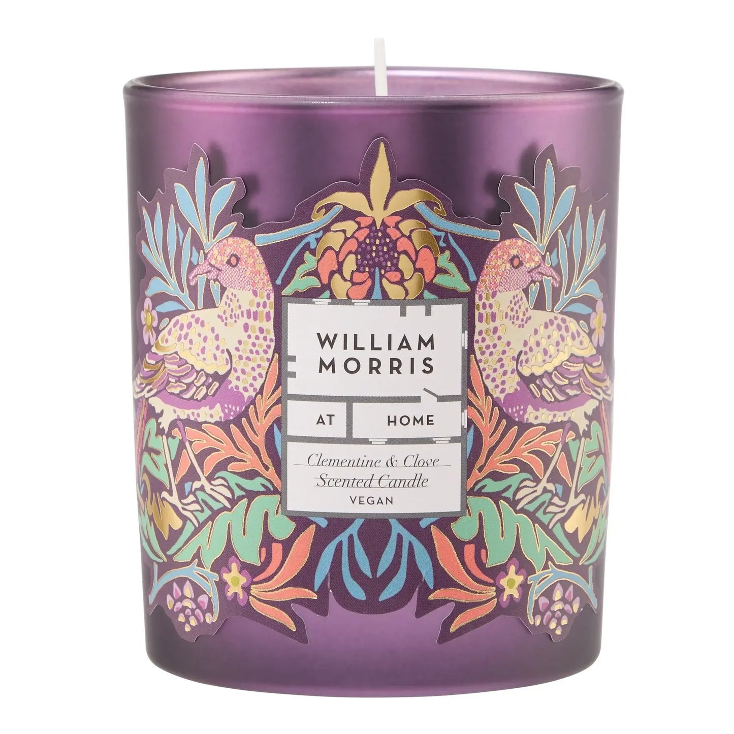 William Morris At Home Bird & Yare Clementine & Clove Scented Candle, 180g