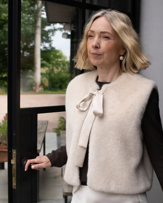 Chalk UK - Lewes Bead Stud Earrings, Pearl