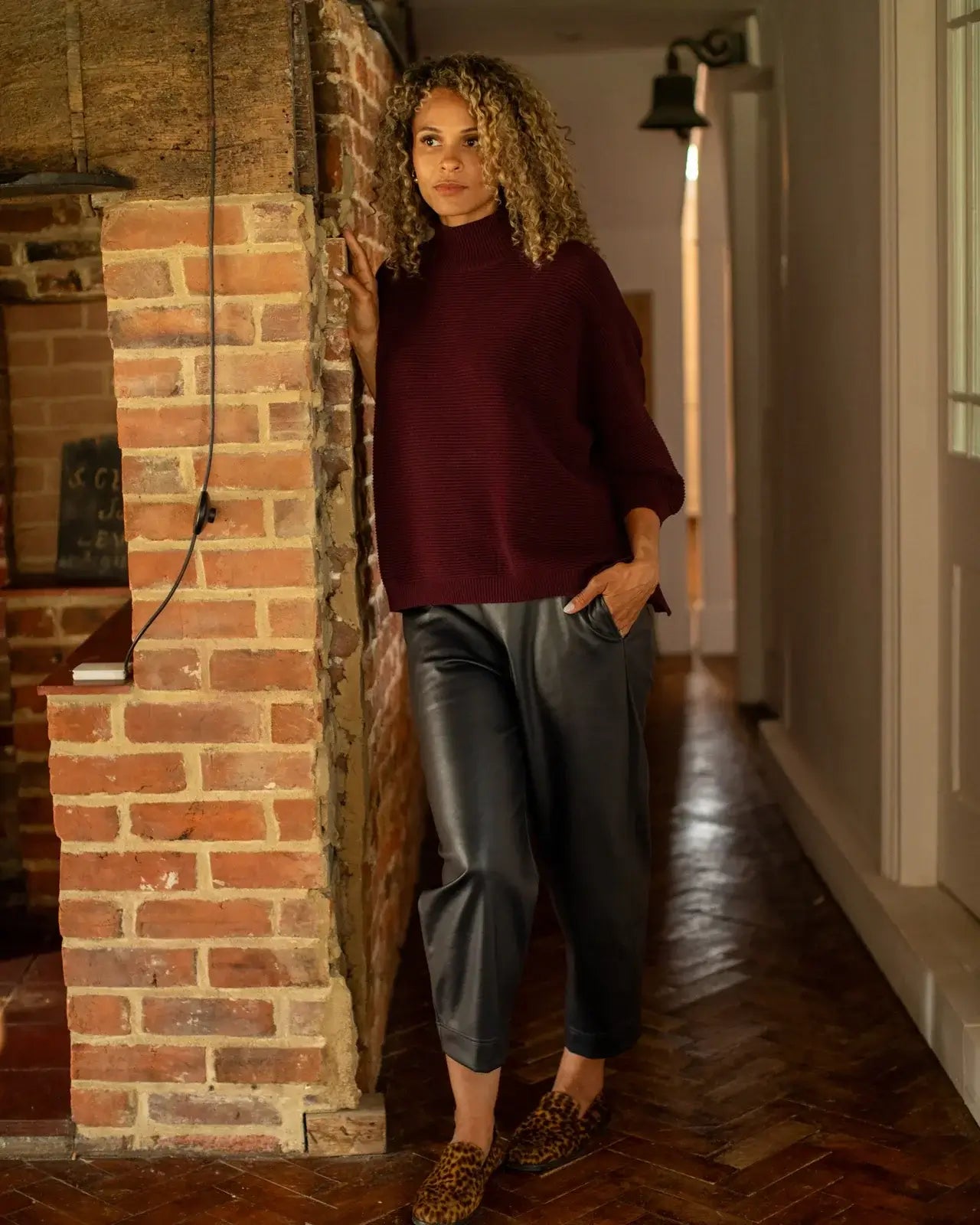 Chalk UK - Vicki Jumper Merlot