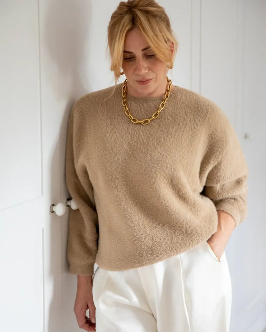 Chalk UK - Ruby Jumper Light Tan