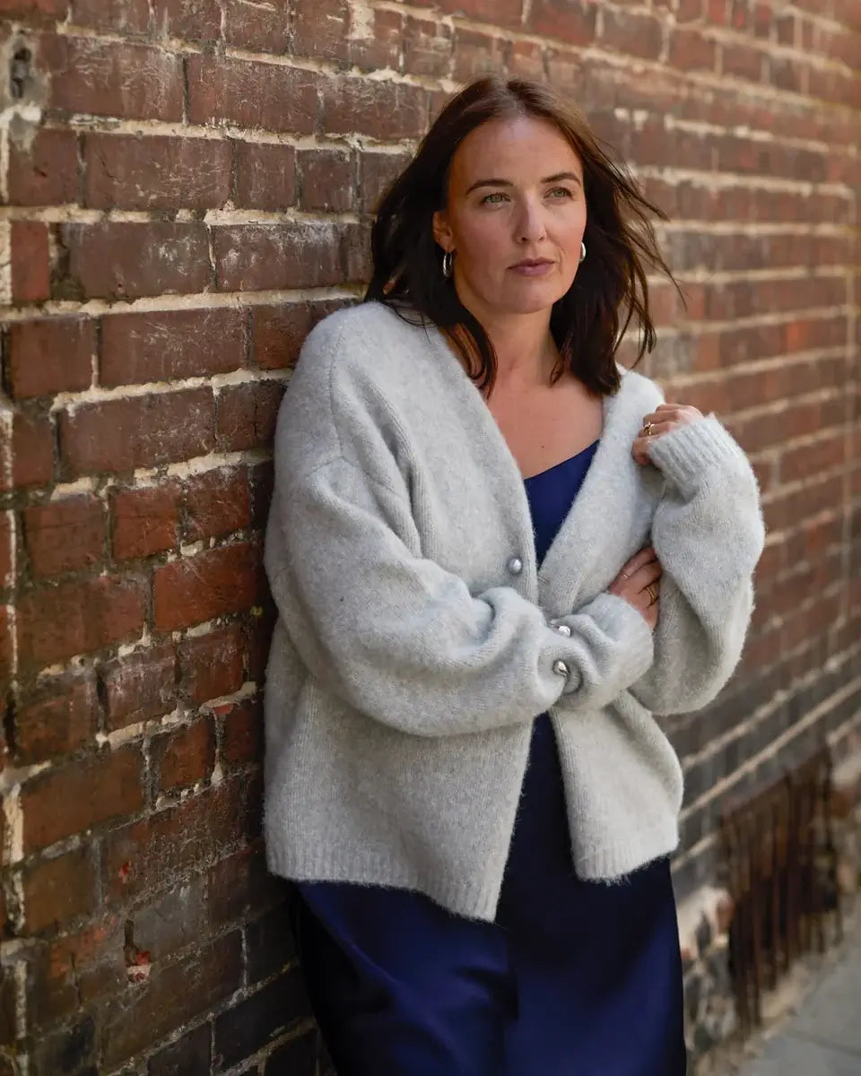 Chalk UK - Grace Cardigan - Silver