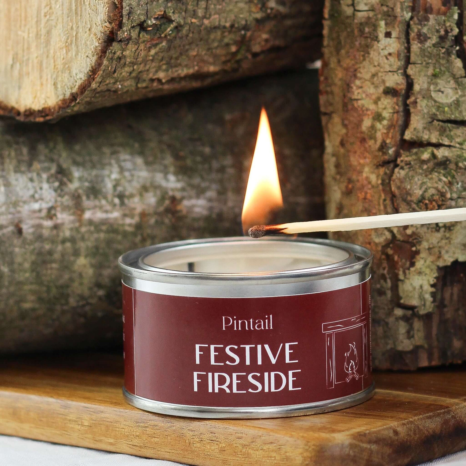 Pintail Candles - Festive Fireside Paint Pot