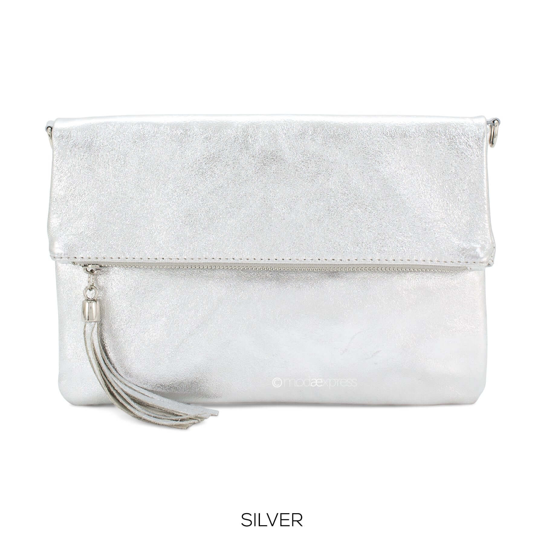 Real Leather Folded Pouch Bag