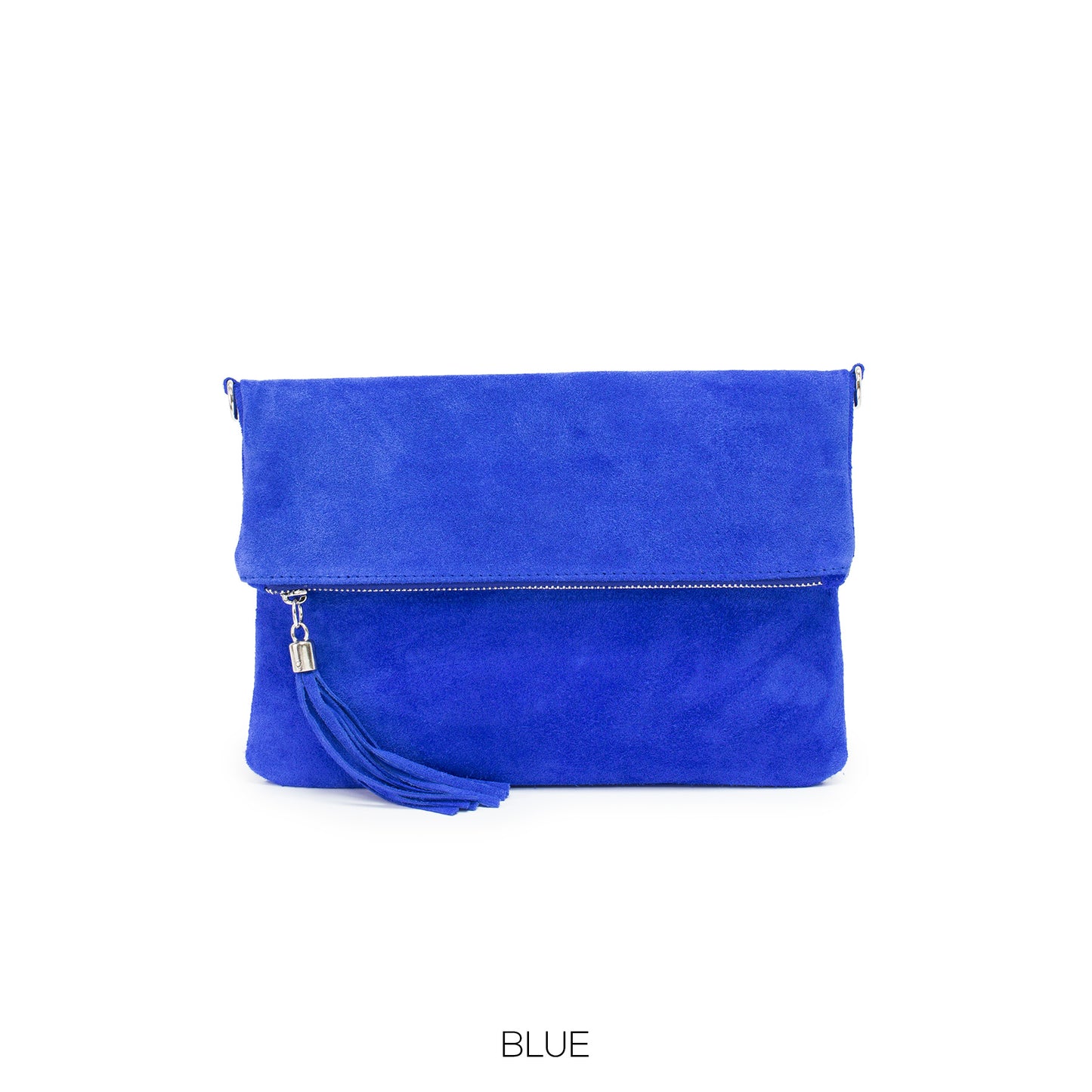 Real Suede Folded Pouch Bag (11 colours)