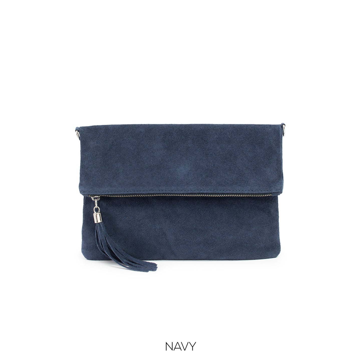 Real Suede Folded Pouch Bag (11 colours)