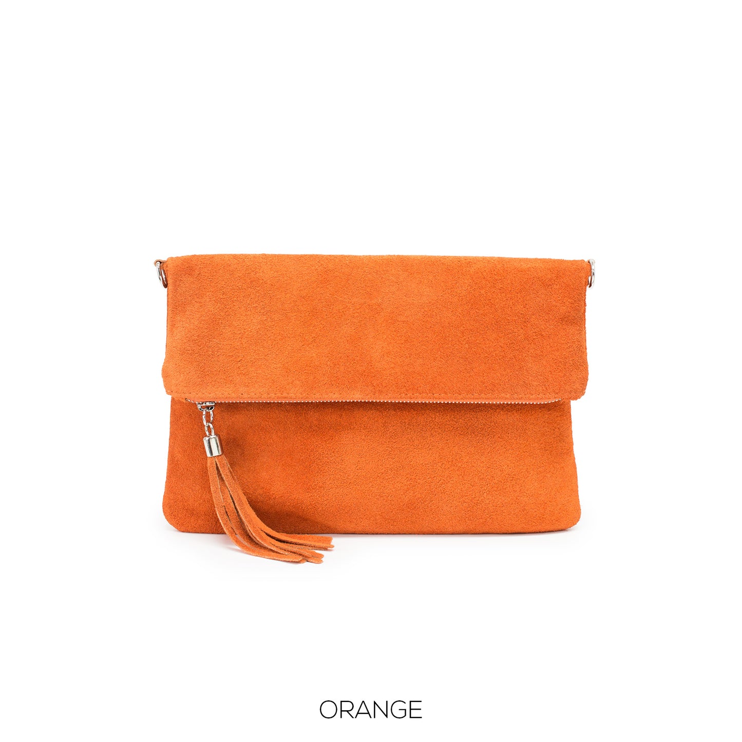 Real Suede Folded Pouch Bag (11 colours)