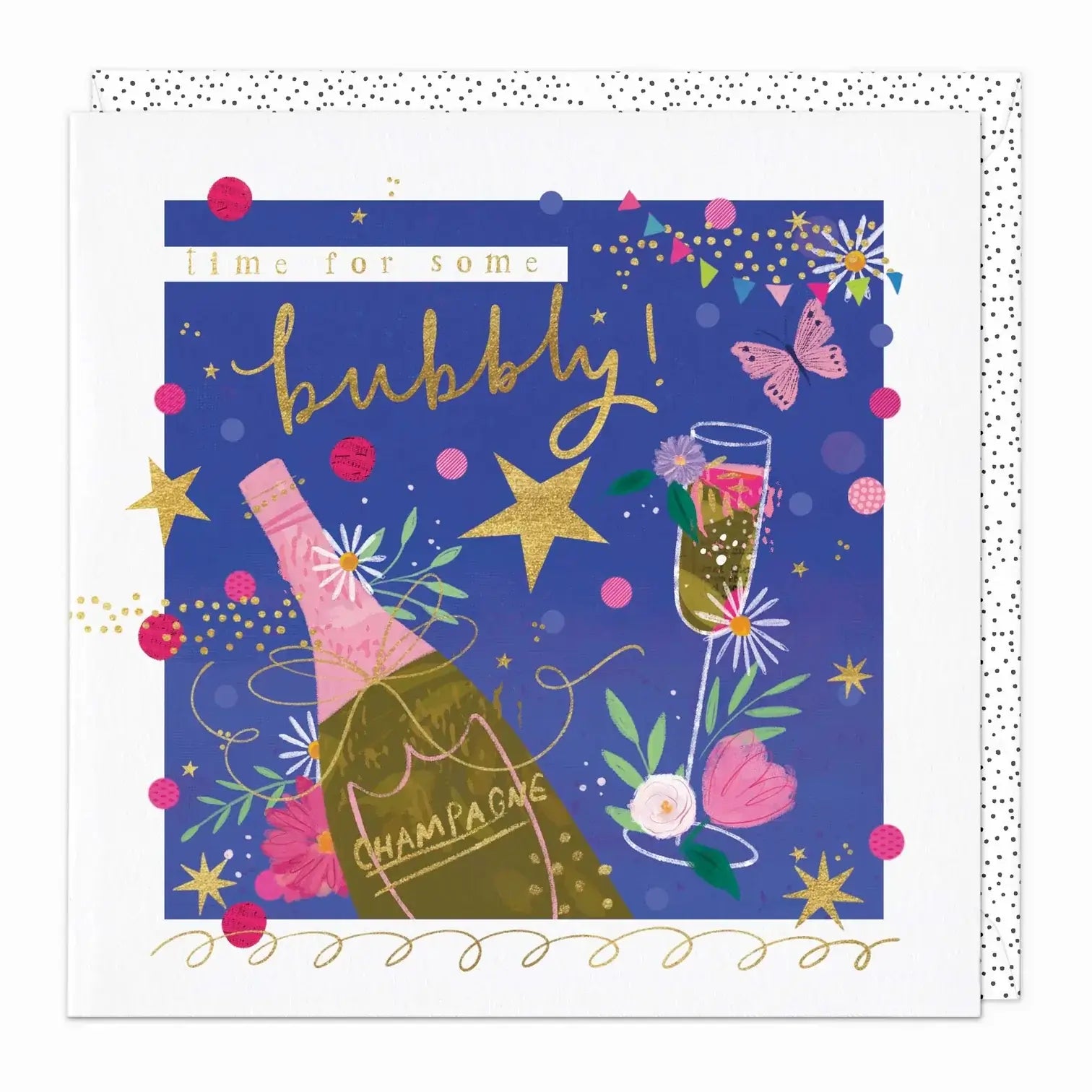 Time For Some Bubbly Card